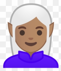 Medium Skin Tone Emoji - Android Elf Emoji,Medium Skin Tone Elf Emoji
