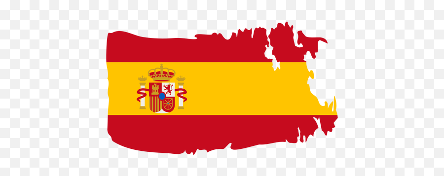 Spain Brushy Flag Design - Transparent Png U0026 Svg Vector File Espanha Png Emoji,Flamenco Dancer Emoticon