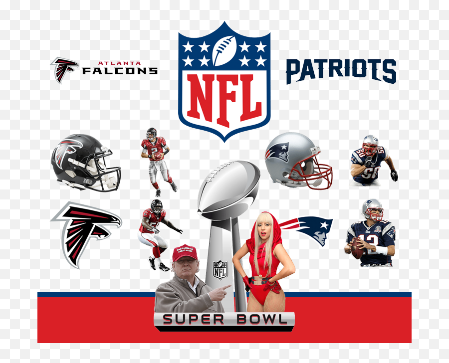 Superbowl 2017 Create Your Own Art Collage With Transparent - American Football Emoji,Nfl Emojis