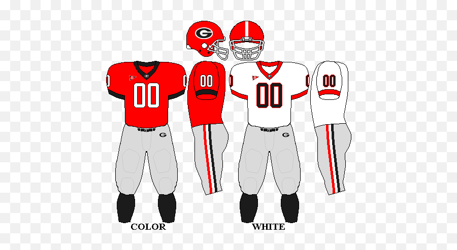 Georgia Bulldogs Football Team Uniforms - Uga Football Uniform Emoji,Gators Emoticon Georgia Bulldogs