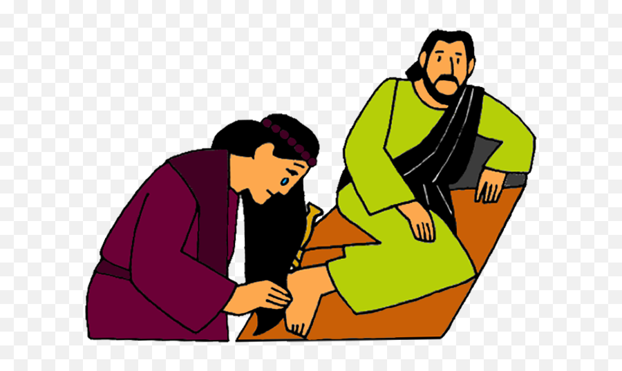 A Sinful Woman Washes The Feet Of Jesus U2013 Mission Bible Class - Sinful Woman Clip Art Emoji,Scripture On How Heals The Emotions Of His Daughters