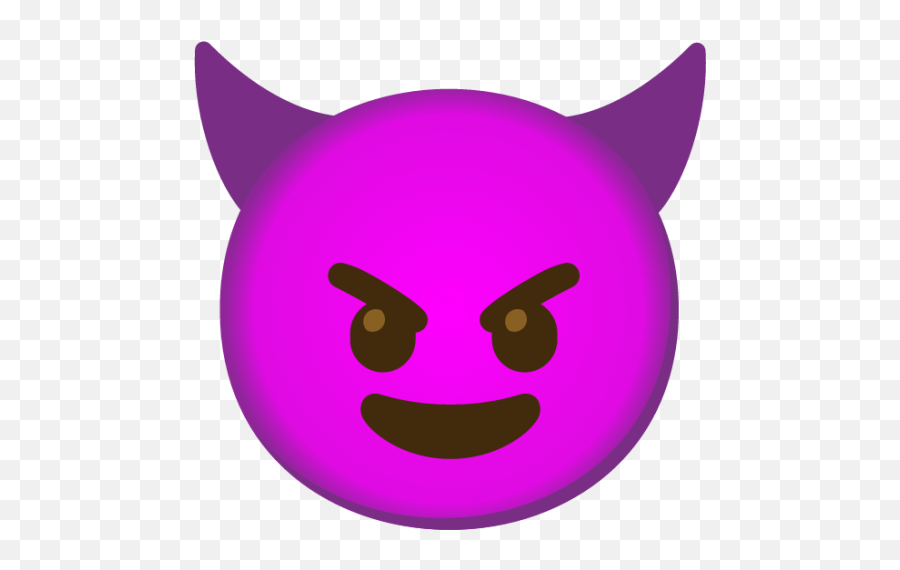 Smiling Face With Emoji - Android,Pink Heart With Horns Emojis