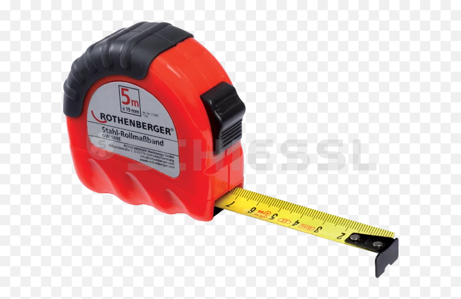 Rothenberger Roller Measuring Tape Romatic 5mx19mm 77397 - Office Instrument Emoji,Ruler Emotions Chart