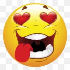 Smiley Adventures - Emoji Falling In Love,Futuristing Emoticon