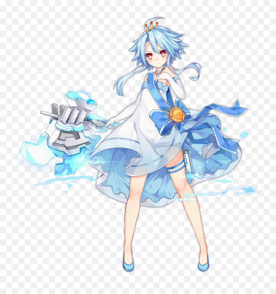 Personajes De Anime Personajes - Blanc White Heart Neptunia Emoji,Hyperdimension Emojis