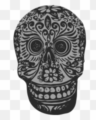 Tatoo Skull Clipart I2clipart - Royalty Free Public Domain Calevera Tatoo Emoji,Tatoo Emoticon