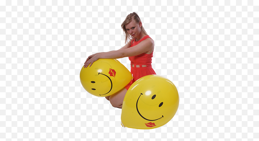 Print Balloons From Nordic Looners Emoji,Electro House / Norwegian House Smile Emoticon