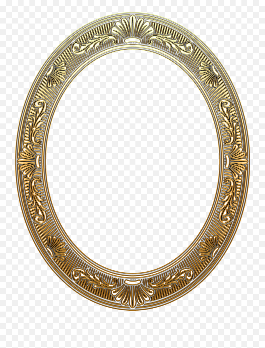 Download Picture Gold Frame Frames Portrait Painting Clipart Emoji,Neutral Emoticon Oval Black Eyes