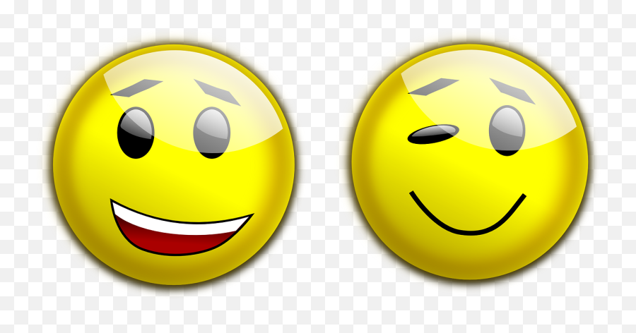 Download Free Photo Of Smileyglossyyellowwinktwinkle - Smiley Happy Emoji,Emoticon Vector