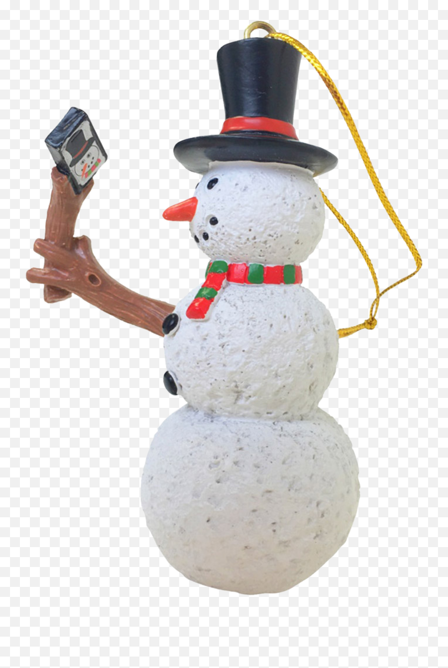 Selfie Stick Snowman Christmas Ornament Emoji,Snowman Tree Emoji