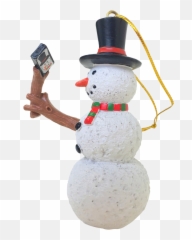 Selfie Stick Snowman Christmas Ornament Emoji,Snowman Tree Emoji