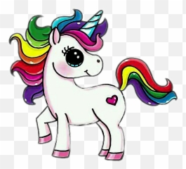 Freetoedit - Animado Imagen De Unicornio Emoji,Draw So Cute Unicorn Emoji