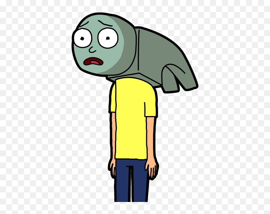 77 - Hammerhead Morty Pocketmortysnet Hammerhead Morty Emoji,Rick And Morty Emoji