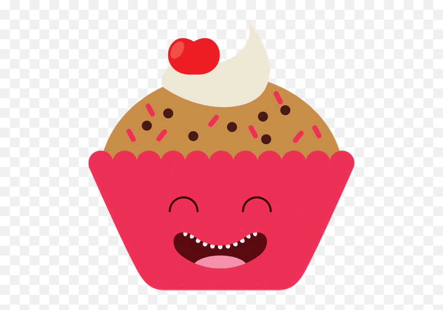 Delicious Cupcake Character Kawaii - Canva Emoji,Cupcake Gif Emoji