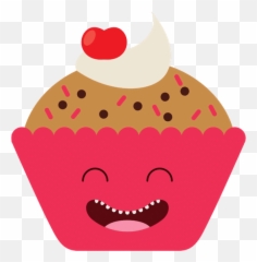 Delicious Cupcake Character Kawaii - Canva Emoji,Cupcake Gif Emoji
