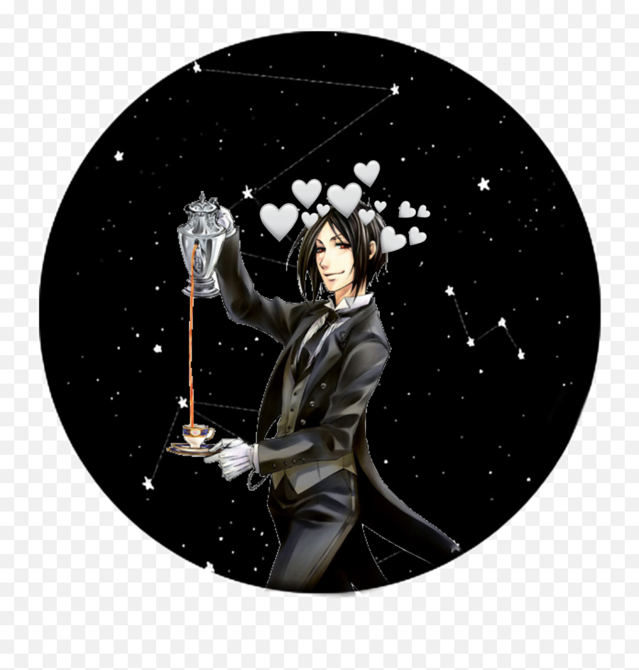 Black Butler Blackbutler Black Sticker - Fictional Character Emoji,Butler Emoji