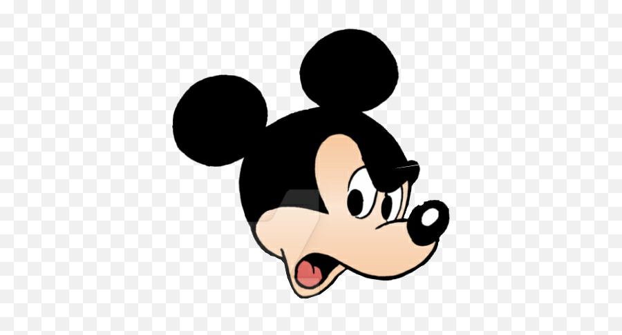 Disney Mickey Enojado Sticker By Luis Alderete Gómez - Happy Emoji,Emojis Enojados