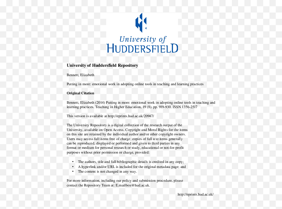 Pdf Putting In More Emotional Work In Adopting Online - University Of Huddersfield Emoji,Emotion Lesson Plans