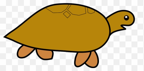 Cartoon Brown Turtle Clipart - Big Emoji,Turtle Shell Emoji