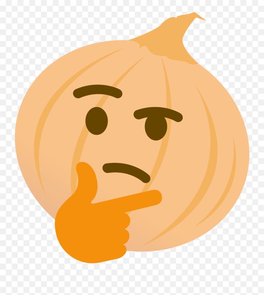 Onion Clipart Emoji Onion Emoji - Thinking Emoji Discord,Pumpkin Emoji