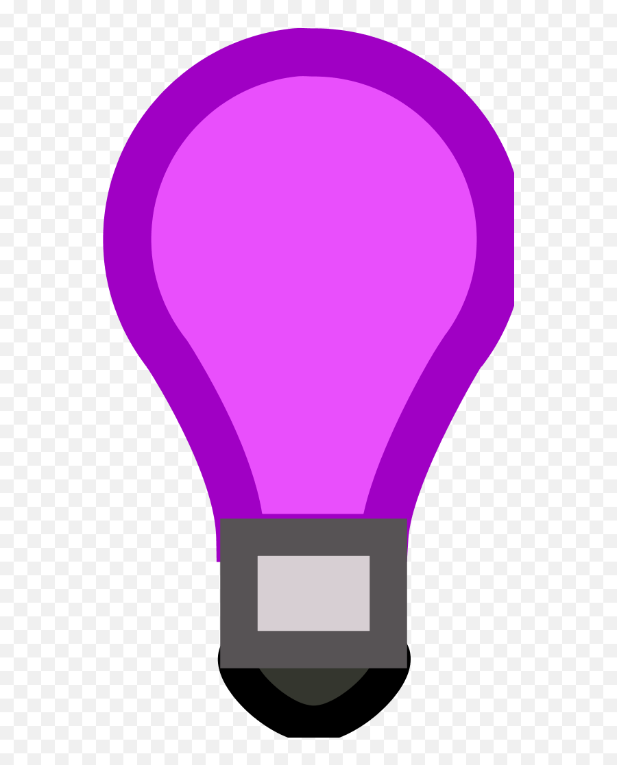 Clip Art - Purple Light Bulbs Cartoon Emoji,Sun Lightbulb Hand Emoji