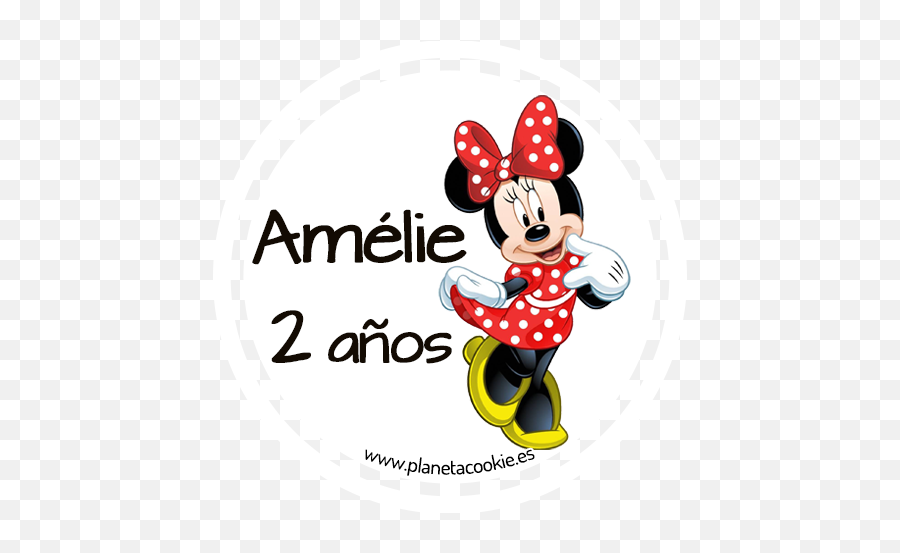 Infantiles Planeta Cookie - Minnie Mouse Emoji,Emoji Cumplea?os