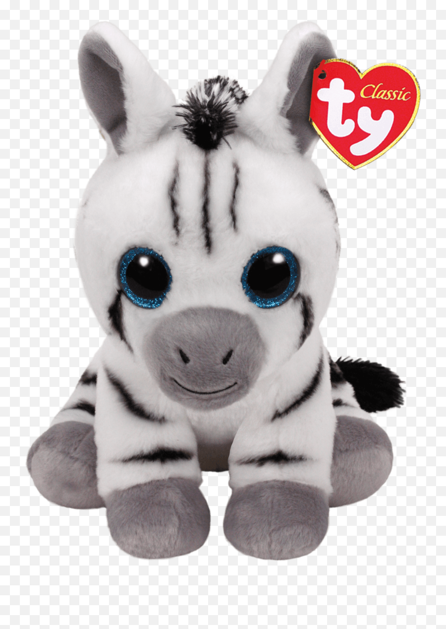 Ty Beanie Zebra Stripes - Ty Zebra Emoji,Emotions Stuffed Animal 1983