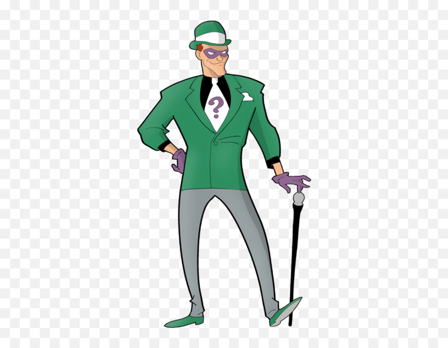 Batman The Animated Series Rogues Gallery Part 2 - Animated Riddler Emoji,Nightgown Emotion Gallery