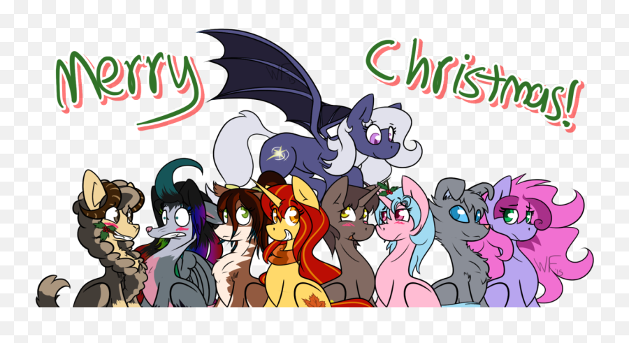 1051618 - Artistartofautumnleaf Artistwhisperfoot Bat Christmas Group Picture Furry Emoji,Emotion Leaf Friendship Violet