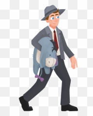 Disneyu0027s Christopher Robin Ios Stickers - Boston Creative Studio Gentleman Emoji,Emojis Cr