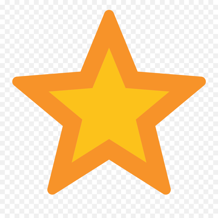 Rating Star Single Png Transparent Png - Star Clipart White Background Emoji,?? Emoji Meaning