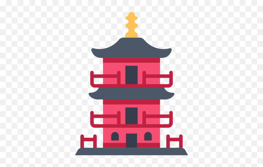 Tempel Japan Wahrzeichen Reise Architektur - Japan Temple Icon Emoji,Japanische Emoticons