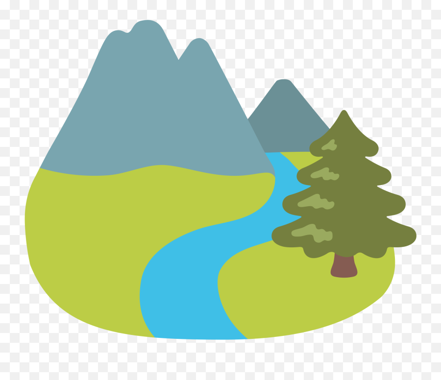 Emoji U1f3de - Mountain Emoji,Sunset Emoji