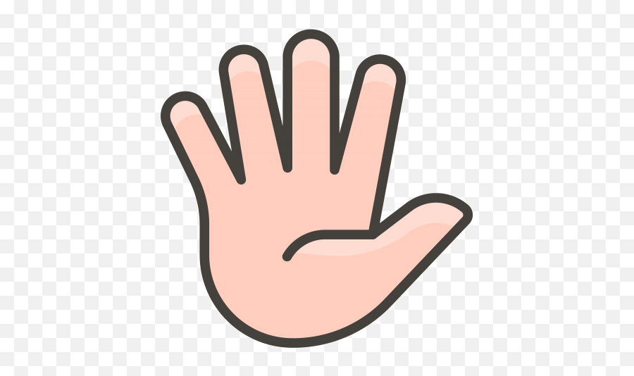Hand With Fingers Splayed Emoji Png Transparent Emoji - Hình Bàn Tay Phi,White Beer Emoji Png