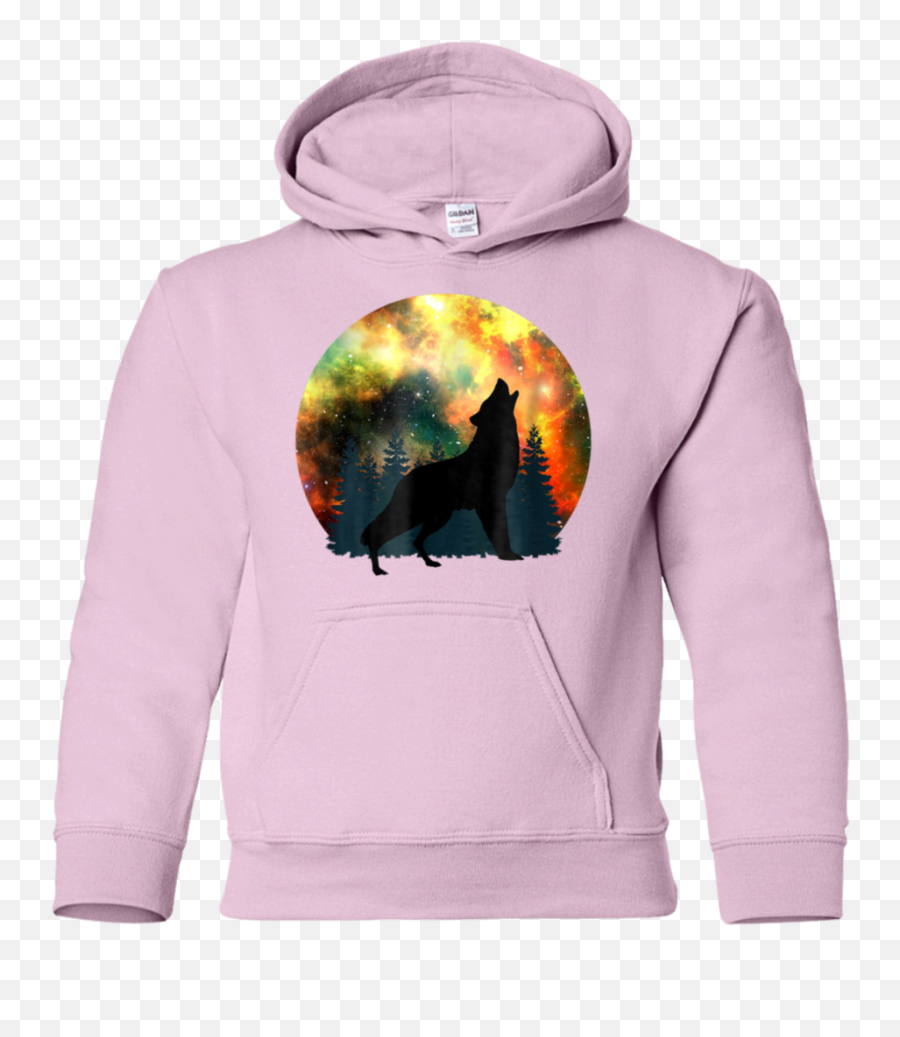 Download Psychedelic Wolf Howling Shirt - Hoodie Emoji,Howling Wolf Emoji