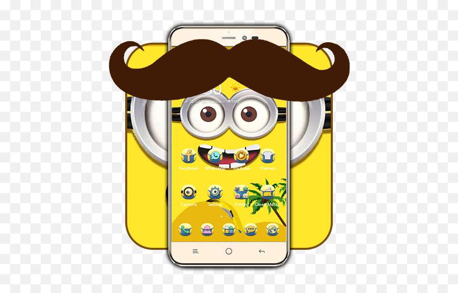 Happy Friend Cute Cartoon Icon Theme 112 Android - Happy Emoji,Duck Emoji Htc Desire Eye