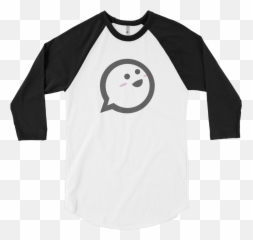 4 Sleeve Mandaboo T Emoji,Mocking Emoticon Black White