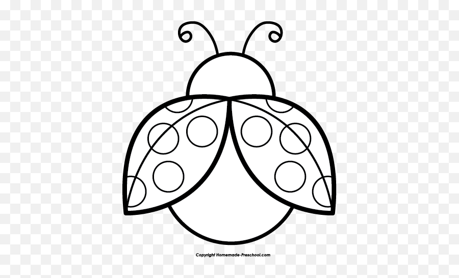 Free Ladybug Clipart 6 - Clip Art Ladybug Outline Emoji,Emoticon For A Lady Bug
