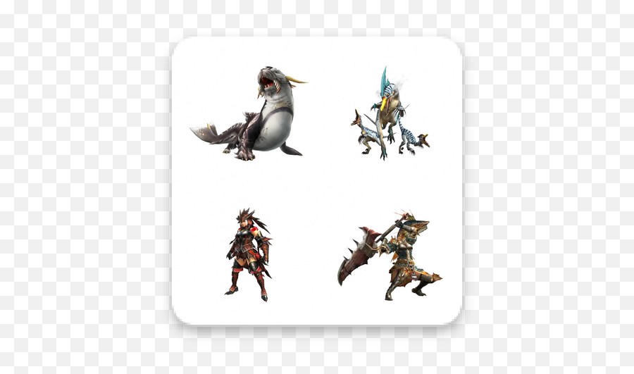 Download Monster Hunter Wastickerapp - Fictional Character Emoji,Download Emojis Monsterh Unter