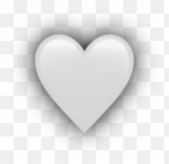Heart White Shadow Overlay Sticker By - Solid Emoji,Apple Orginal Emojis Were White