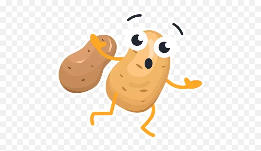 Vegetables Emojis Stickers For Whatsapp And Signal - Fondo De Papas Animadas,Peanut Emojis