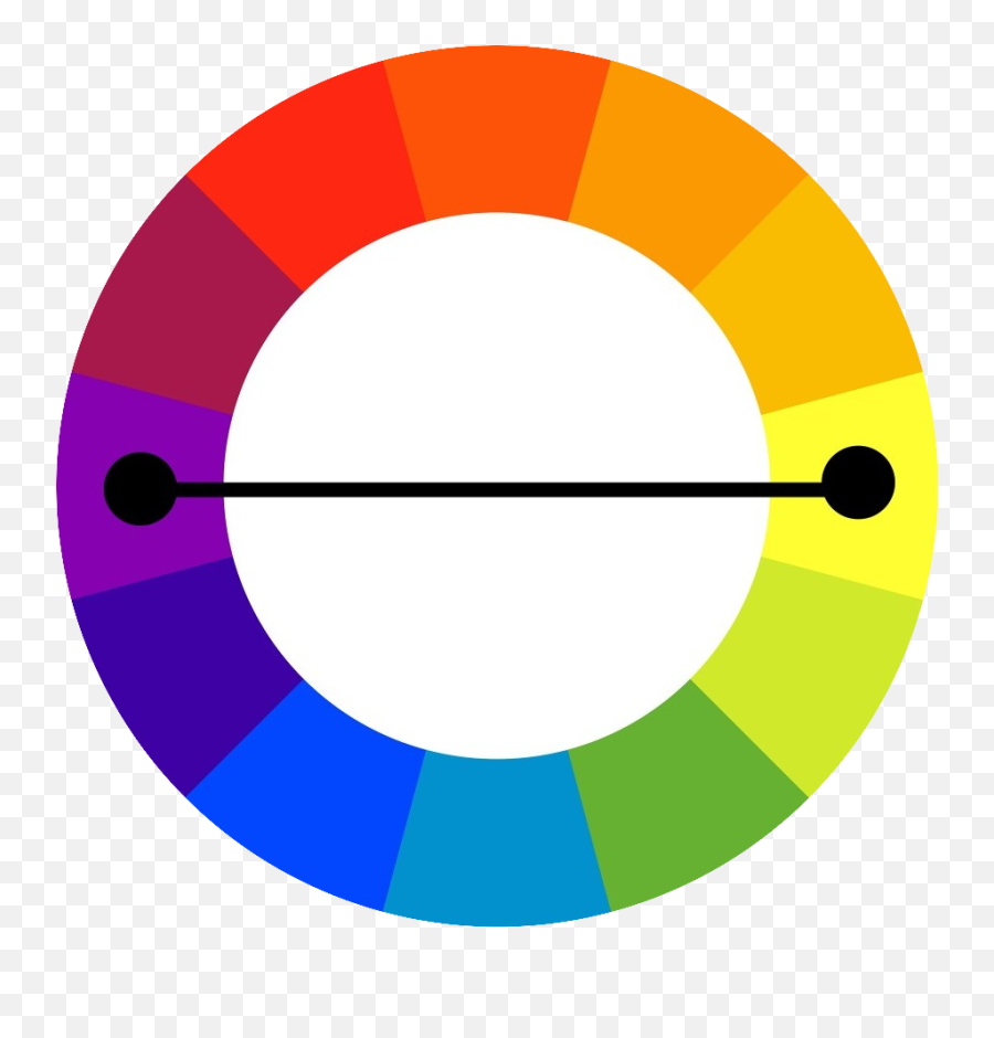 Colour Wheel Basics - Vector Color Wheel Icon Emoji,Color Complementary Correlation To Emotions