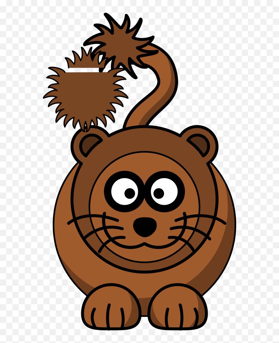 Studiofibonacci Cartoon Lion Png Svg Clip Art For Web - Clipart Cartoon Lion Emoji,Wreck It Ralph Emoji That I Can Use