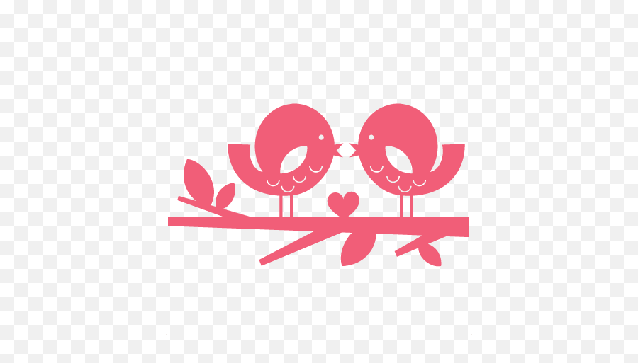 Love Birds Svg File Transparent Png - Happy Emoji,Love Birds Emoji