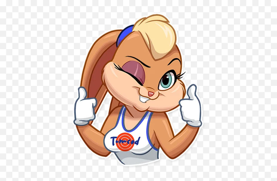 Lola Bunny Telegram Stickers Emoji,Space Jam In Emoticons