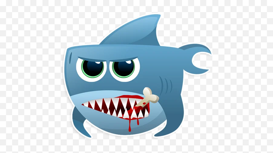 Antiland Shark Telegram Stickers Emoji,(^^^) Shark Emoji