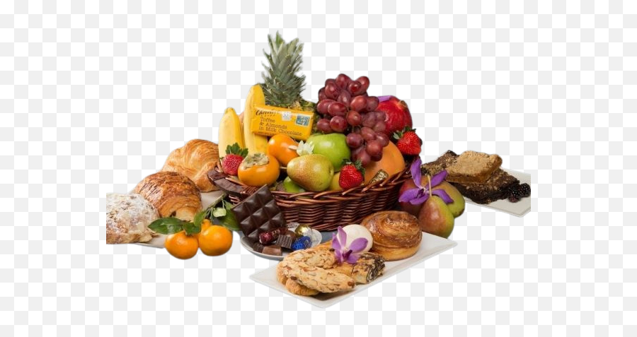 The Fruit And Local Pastry Basket With Local Chocolate Emoji,Shopping Cart Flower Emojis