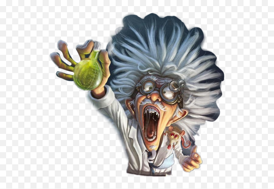 Madscientist Sticker By Ana Beatriz - Mad Scientist Tattoo Emoji,Mad Scientist Emoji