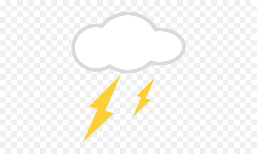 Cloud With Lightning - Animated Clouds With Lightning Emoji,Lightning Emoji