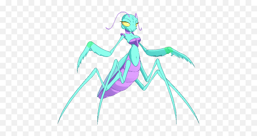 Mantis Queen - Your Works Spriter Forums Fictional Character Emoji,Mantis Emoji